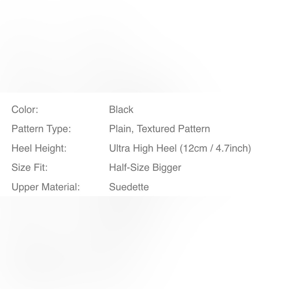 Women's High Heel Platform Dress Shoes Suedette - Picture 5 of 5